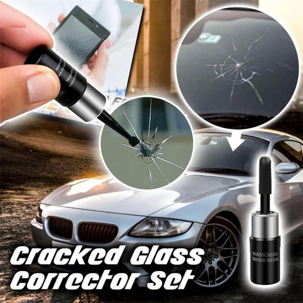 Glass Crack Nano Repair Fluid For Car Windshield – Quick, Easy, And Effective Solution To Repair Cracks, Chips, And Scratches Instantly