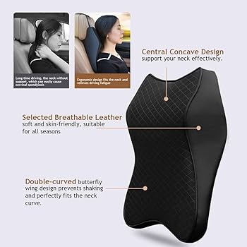 Car Seat Headrest Cushion Memory Foam Pillow Neck Support Pad Universal Headrest Neck Pillow - Pillow Car Cushion