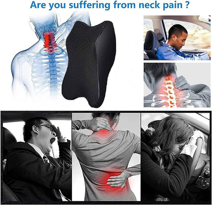Car Seat Headrest Cushion Memory Foam Pillow Neck Support Pad Universal Headrest Neck Pillow - Pillow Car Cushion