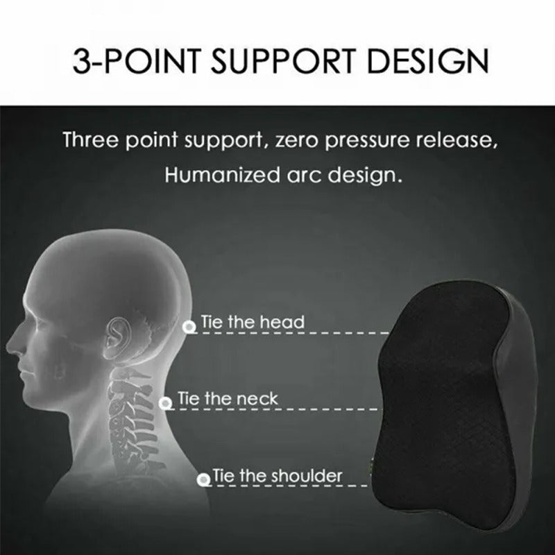 Car Seat Headrest Cushion Memory Foam Pillow Neck Support Pad Universal Headrest Neck Pillow - Pillow Car Cushion