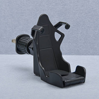 Racing Seat Design Car Mobile Phone | Fast and Furious Mobile Holder with 360° Rotateable AC Grill Grip Which can help Holder to move up and down so that AC winds will be free (Random colors)