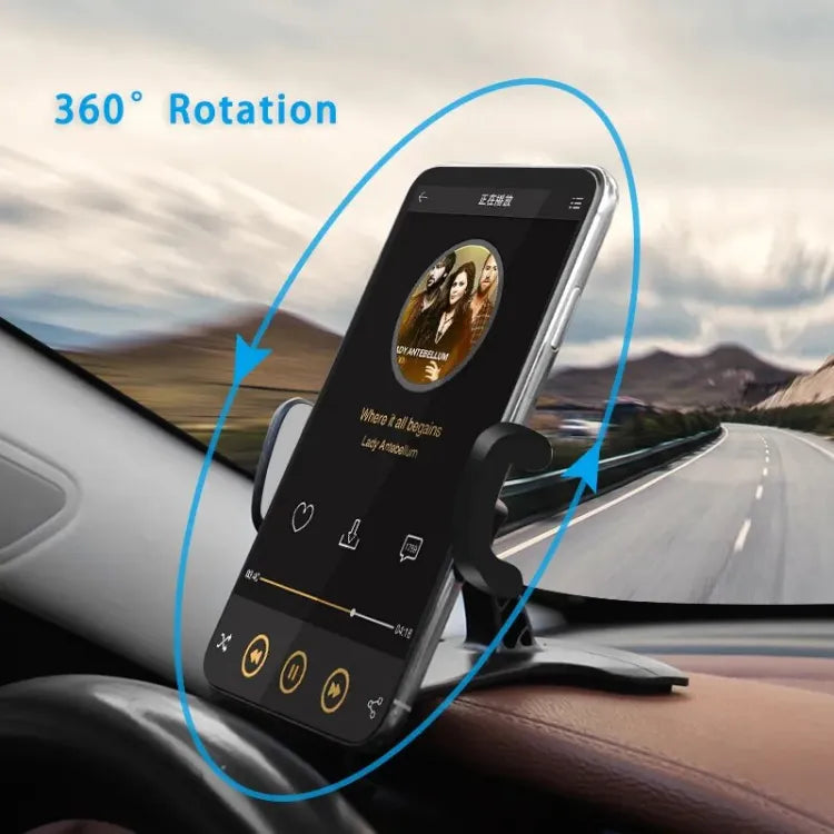 Magnetic Dashboard Mobile Holder Small Easy Access Design Round Rotating | Car Phone Holder Easy Clip Mount Stand Panel Multi-Functional Universal Dashboard Bracket Holder