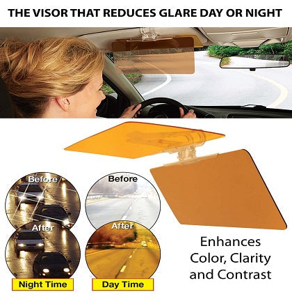 HD Sun Visor for FOGGY weather - The Day & Night Visor for Your Car