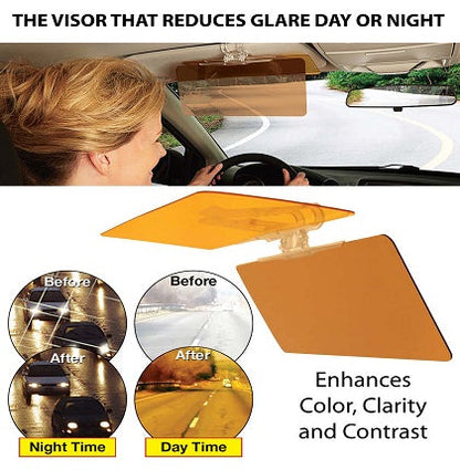 HD Sun Visor for FOGGY weather - The Day & Night Visor for Your Car