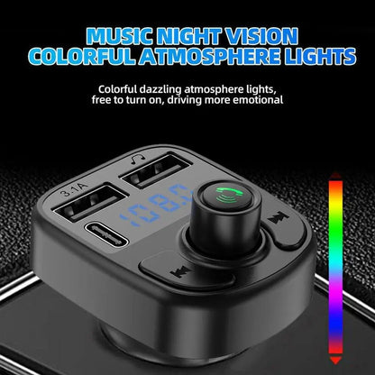 C1 - Car Mp3 Player | Car Wireless FM Transmitter | Car Mp3 Modulator | Car Accessories ( Random Color )