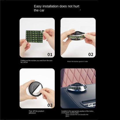 2 in 1 Dashboard Car Phone Holder with Navigation Bracket - 360° Rotation Phone Bracket For Car Use - Random Color