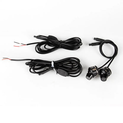 2 Pc Universal Car Rearview Mirror Side LED Angel Wing Light Dynamic Projection Lamp