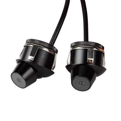 2 Pc Universal Car Rearview Mirror Side LED Angel Wing Light Dynamic Projection Lamp