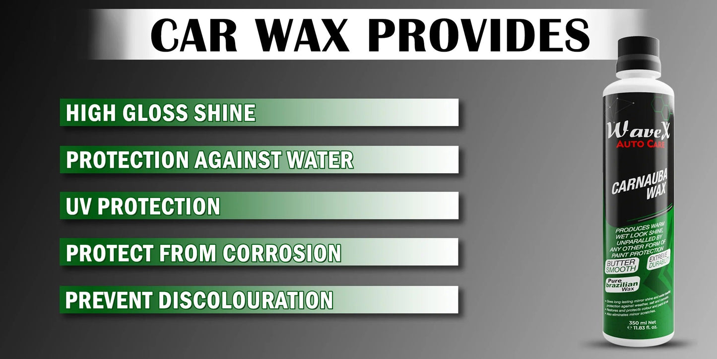 WaveX Auto Care | Wash + Wax Car Shampoo – 200ml | Delivers Wet Look & Premium Gloss | Made in Pakistan
