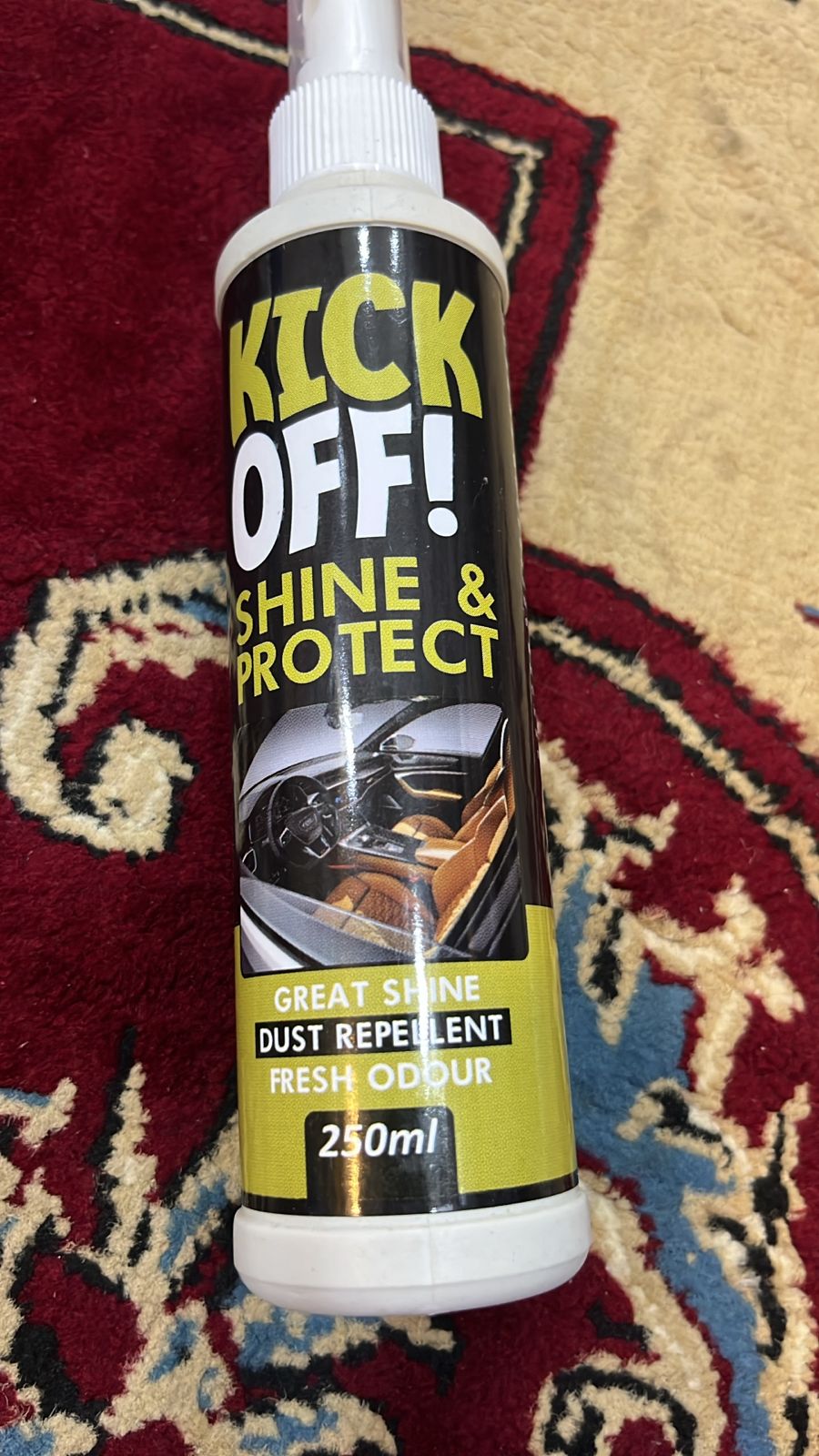 KICK OFF! Shine & Protect – Advanced Car Polish & Paint Sealant (250ml) for Long-Lasting Gloss