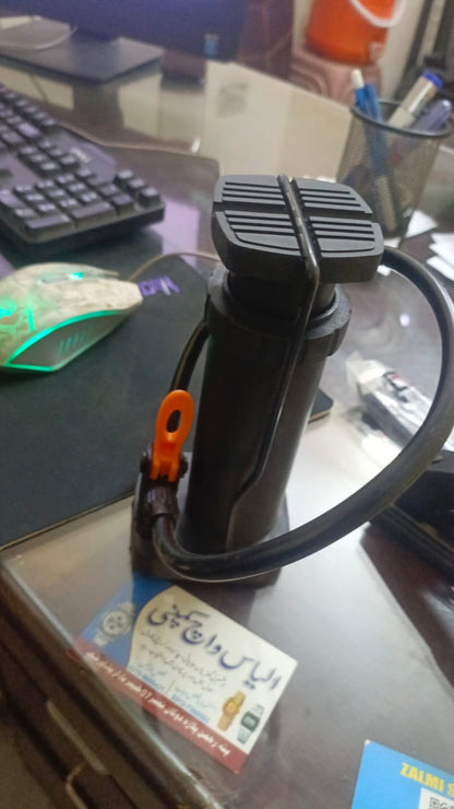 High Pressure Foot Air Pump Heavy Duty Foot Pump for Bike, Ball, Scooter, Car, Inflatable Toys, Mini Pump - Random Color