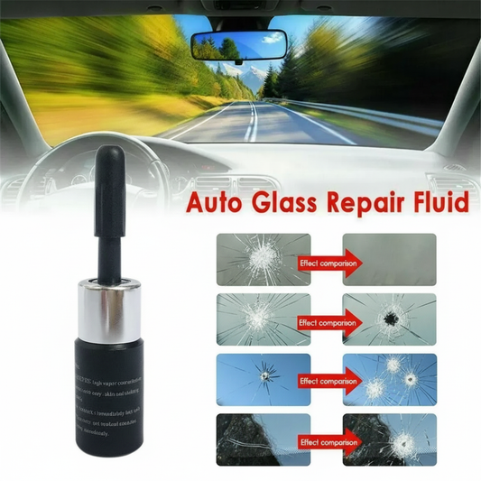 Glass Crack Nano Repair Fluid For Car Windshield – Quick, Easy, And Effective Solution To Repair Cracks, Chips, And Scratches Instantly