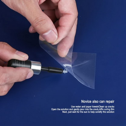 Glass Crack Nano Repair Fluid For Car Windshield – Quick, Easy, And Effective Solution To Repair Cracks, Chips, And Scratches Instantly