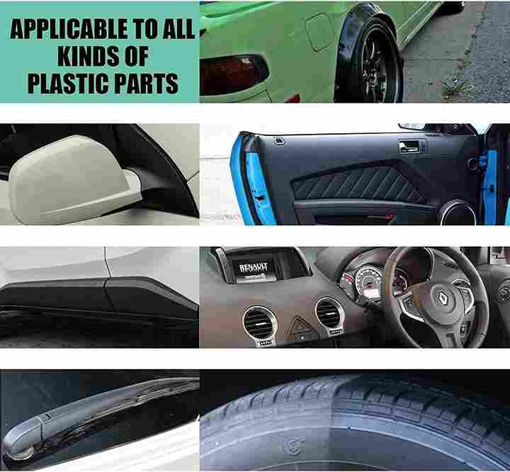 Ouhue Plastic Refreshing Nano Coating – Advanced Car Interior And Exterior Plastic Restorer For A Like-New Shine And Long-Lasting Protection