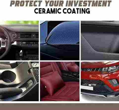 Ouhue Plastic Refreshing Nano Coating – Advanced Car Interior And Exterior Plastic Restorer For A Like-New Shine And Long-Lasting Protection