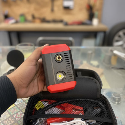 Reliable Car Starter For Quick Engine Start, Durable Performance, And Easy Use In All Driving Conditions (With Compressor)