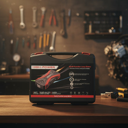 Reliable Car Starter For Quick Engine Start, Durable Performance, And Easy Use In All Driving Conditions (With Compressor)