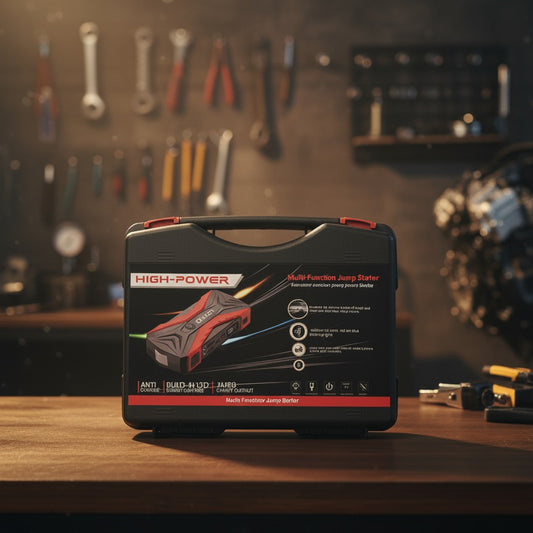 Reliable Car Starter For Quick Engine Start, Durable Performance, And Easy Use In All Driving Conditions (With Compressor)