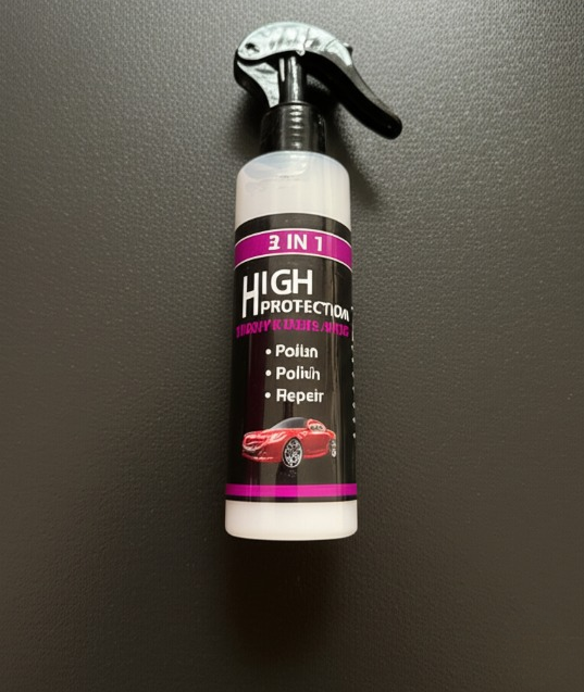 3 In 1 High Protection Quick Car Coating Spray, Ceramic Car Coating Spray Crystal Coating For Car - Quantity 100ml