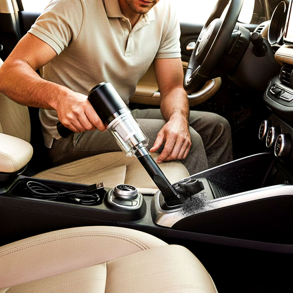 3 In 1 Portable Vacuum Cleaner- Durable Wireless Vacuum -duster Blower Air Pump- High Power Strong Suction Vacuum Cleaner For Home, Laptop, Vehicle Interior Cleaner