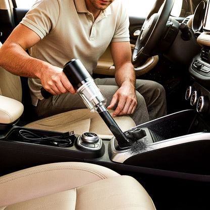 3 In 1 Portable Vacuum Cleaner- Durable Wireless Vacuum -duster Blower Air Pump- High Power Strong Suction Vacuum Cleaner For Home, Laptop, Vehicle Interior Cleaner